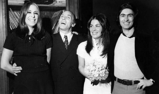 Marta Orbach, Joey and Sina, and David Steinberg
