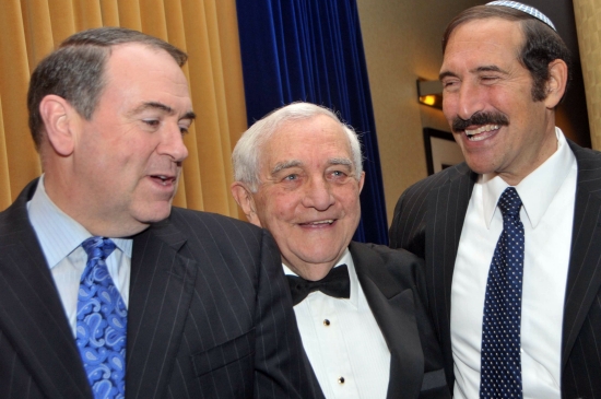Mike Huckabee, Dr. Joseph Frager and Eugen Gluck