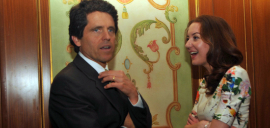 Mark Shriver and Christina Huffington