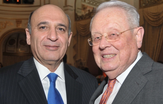 Elie Wiesel and David Marwell of the Museum of Jewish Heritage