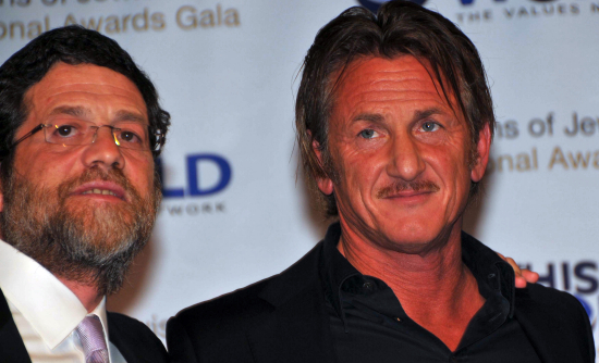 Jacob Ostreicher and Sean Penn