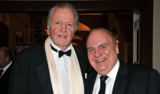 Jon Voight and Warren E. Estis of Rosenberg & Estis law firm