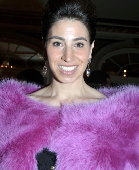 Alexandra Stanton in illustrious pink