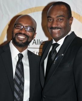 Ronald K. Brown and board chair Reginald Van Lee
