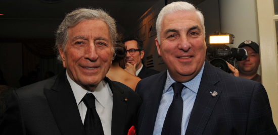 Mitch Winehouse and Tony Bennett