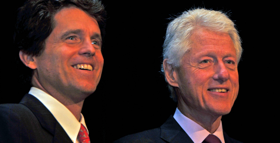 Mark Shriver and President Bill Clinton
