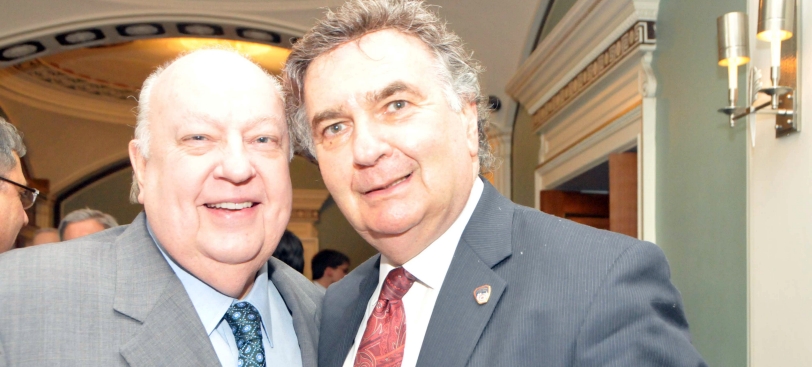 Roger Ailes and Rabbi Joseph Potasnik