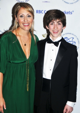 Liz Pearce and Jacob Clemente of Broadways Billy Elliot