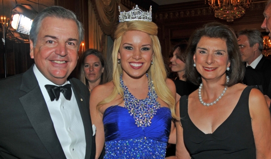 Miss America with George and Georgia Stamas