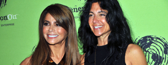 Paula Abdul (left) and Carolyn Rafaelian