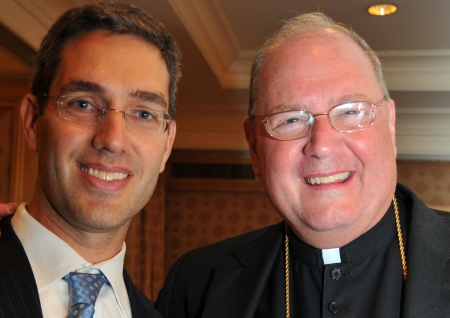 Rabbi Elliot J. Cosgrove and Archbishop Dolan