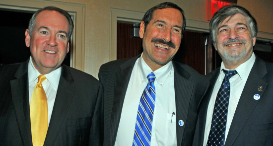 Eugen Gluck with Murray Stimler and son Jason Stimler