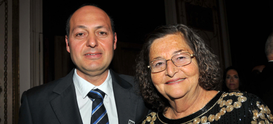 Nir Shrem with Nelly Barak