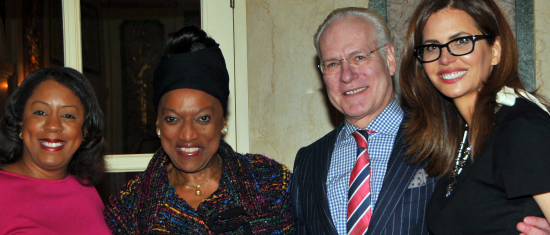 Michele Gadsden-Williams, Jessye Norman, Tim Gunn and Desiree Gruber