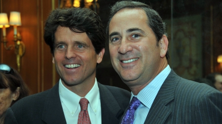 Mark Shriver and Paul Rosengard, group president of Perry Ellis