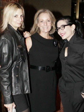 Marisa Acocella Marchetto, Rochelle Hirsch and Geralyn Lucas