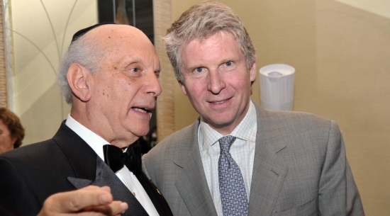 Rabbi Arthur Schneier and Manhattan District Attorney Cyrus Vance Jr.