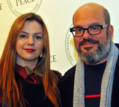Amber Tamblyn came with fianc David Cross