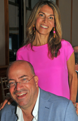 Caryn and Jeff A. Zucker, top honcho at CNN