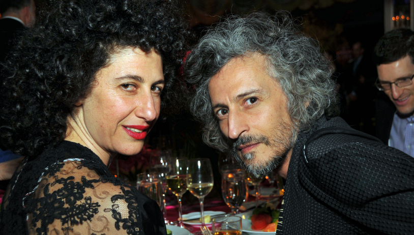 Jessica Mitrani, artist, and Gabi Asfour, fashion designer