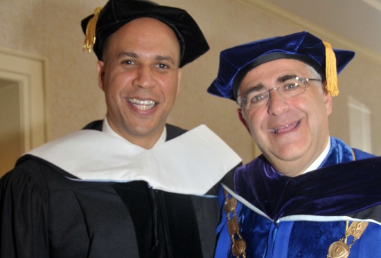 Cory Booker and Richard Joel