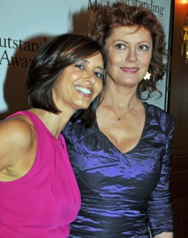 Stacy Berns and Susan Sarandon