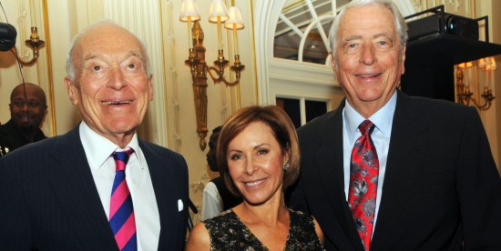 Leonard Lauder with Mel and Nancy Goodes
