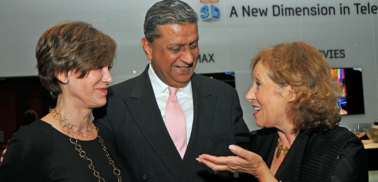 Irene Pritzker, Amir A. Dossal and Tsipi Ben-Haim