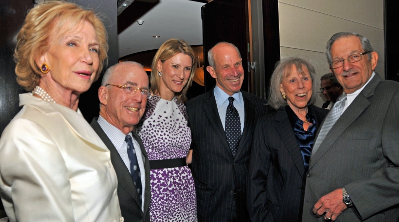 Carol Maslow, E. John Rosenwald Jr., Lizzie and Jonathan Tisch, Joan Tisch and Arthur Maslow