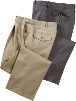 FLAT FRONT PANTS