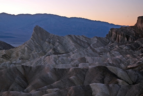 Sunset at Zabriskie Point