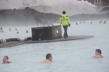Bathing in the Blue Lagoon