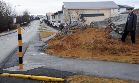 Highway bypass at a little people habitation
