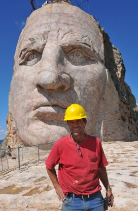 Casimir Ziolkowski, mountain foreman and son of the late sculptor Korczak Ziolkowski 