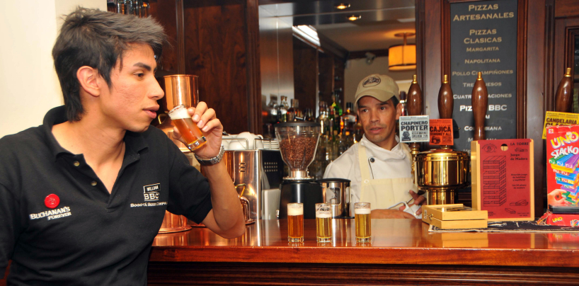 Beer tasting at BBC